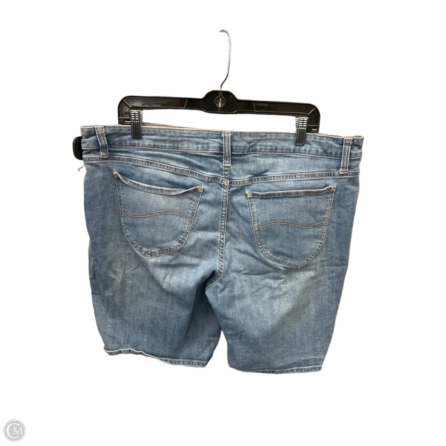 Shorts By Lee In Blue Denim, Size: 20