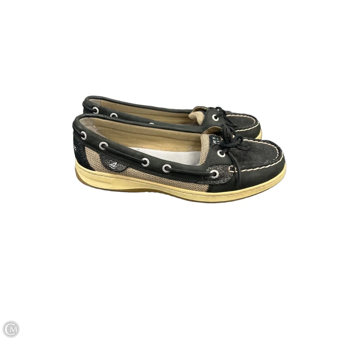 Shoes Flats By Sperry In Black, Size: 8.5