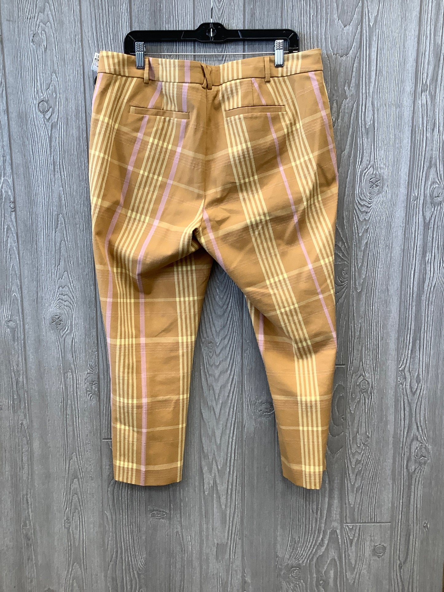 Plaid Pattern Pants Dress Anthropologie, Size 16