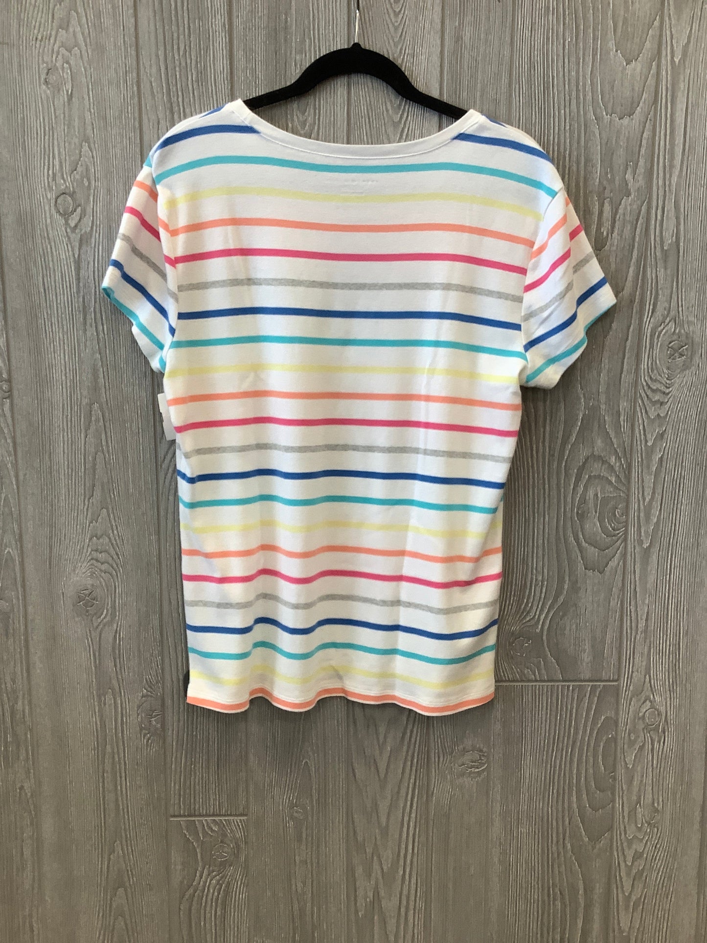 Striped Pattern Top Short Sleeve Tommy Hilfiger, Size Xl