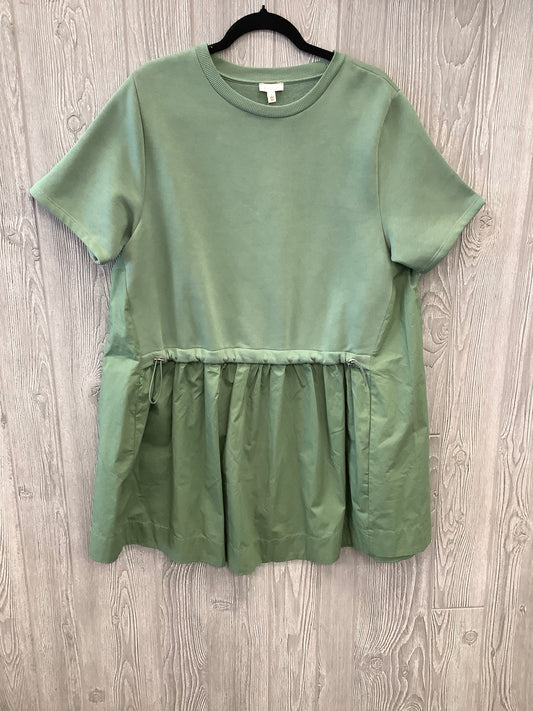 Green Dress Casual Short Pilcro, Size L