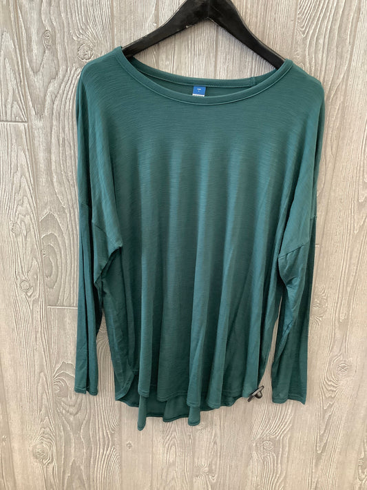 Green Top Long Sleeve Old Navy, Size L