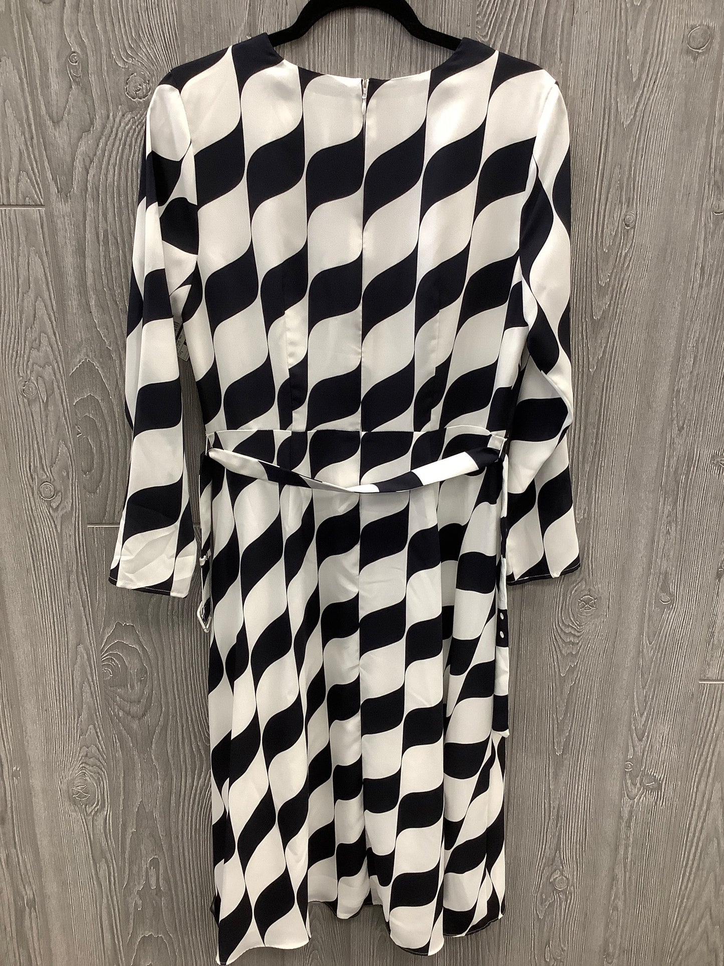 Dress Casual Maxi By Ann Taylor In Black & White, Size: S