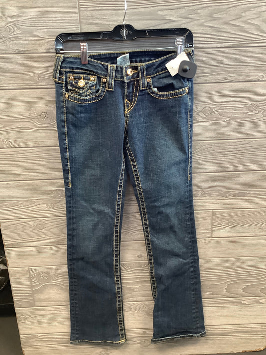 Jeans Straight By True Religion In Blue Denim, Size: 2