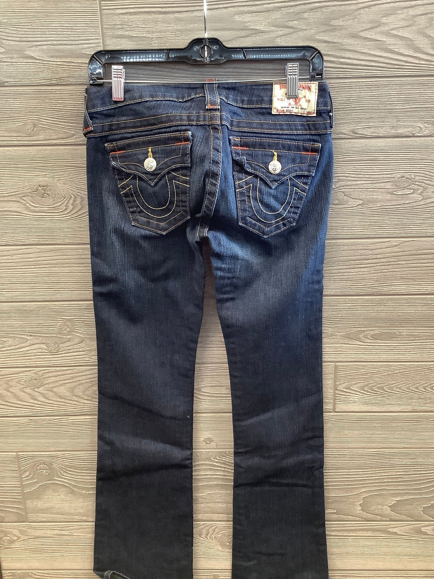 Jeans Straight By True Religion In Blue Denim, Size: 4