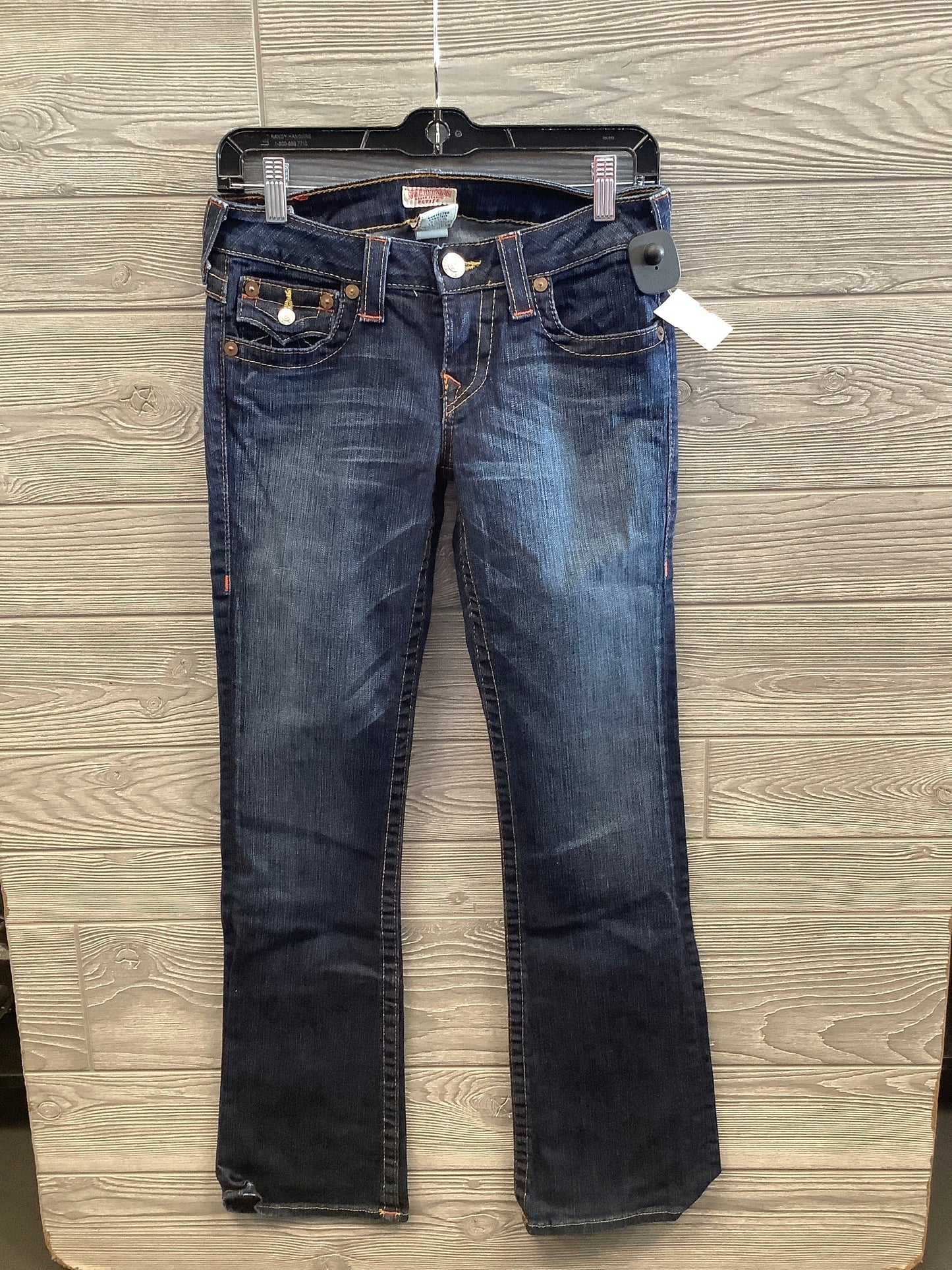 Jeans Straight By True Religion In Blue Denim, Size: 4