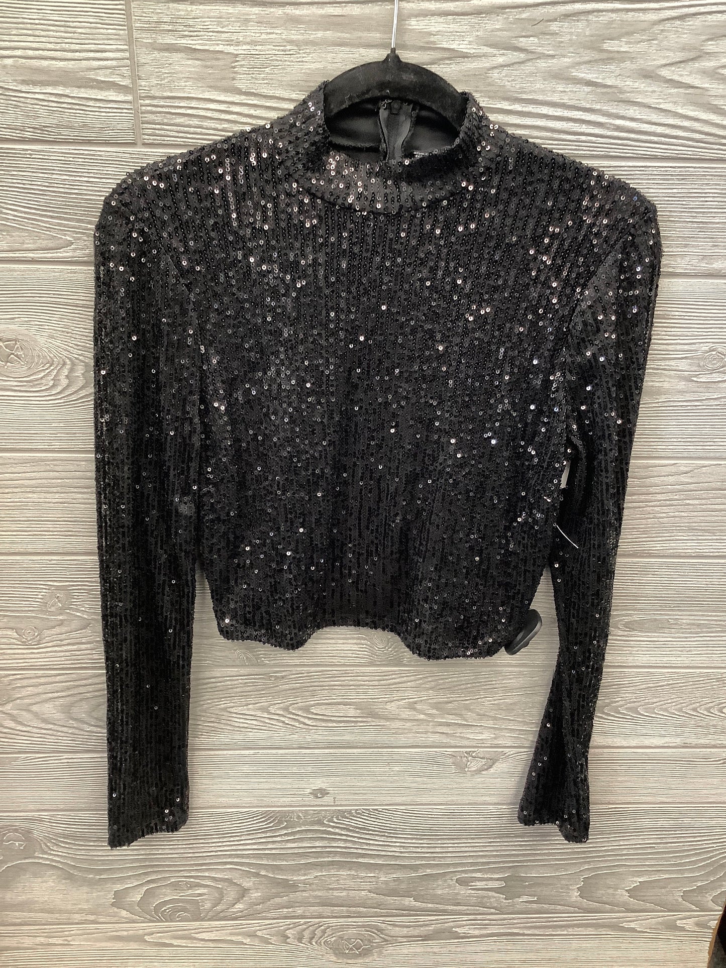 Top Long Sleeve By Windsor In Black, Size: L