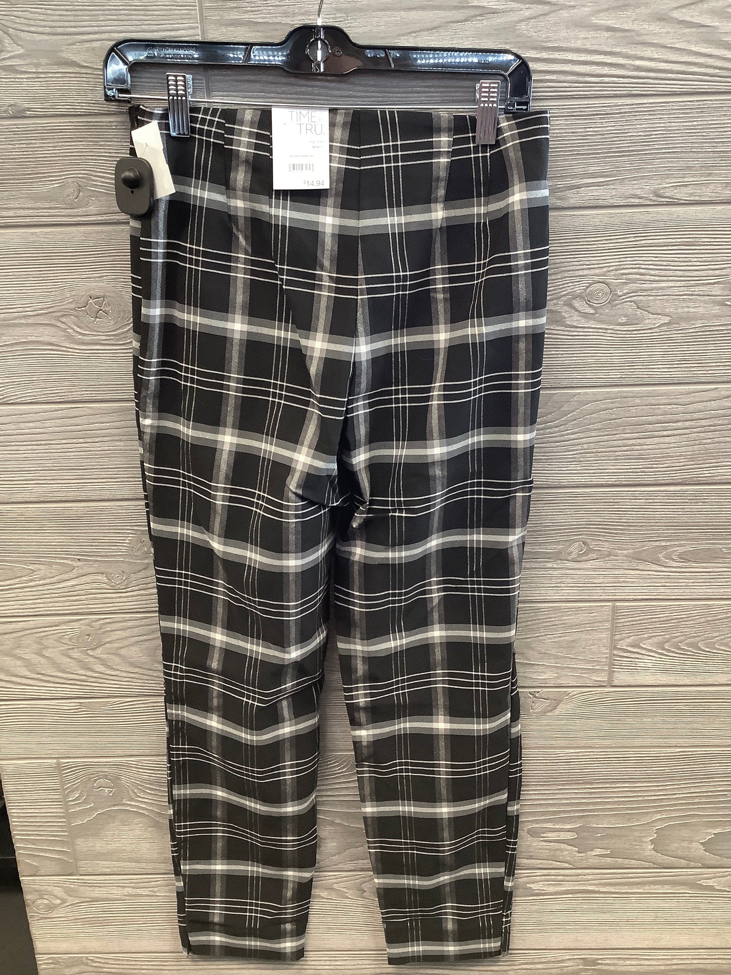 Pants Cropped By Time And Tru In Plaid Pattern, Size: 10