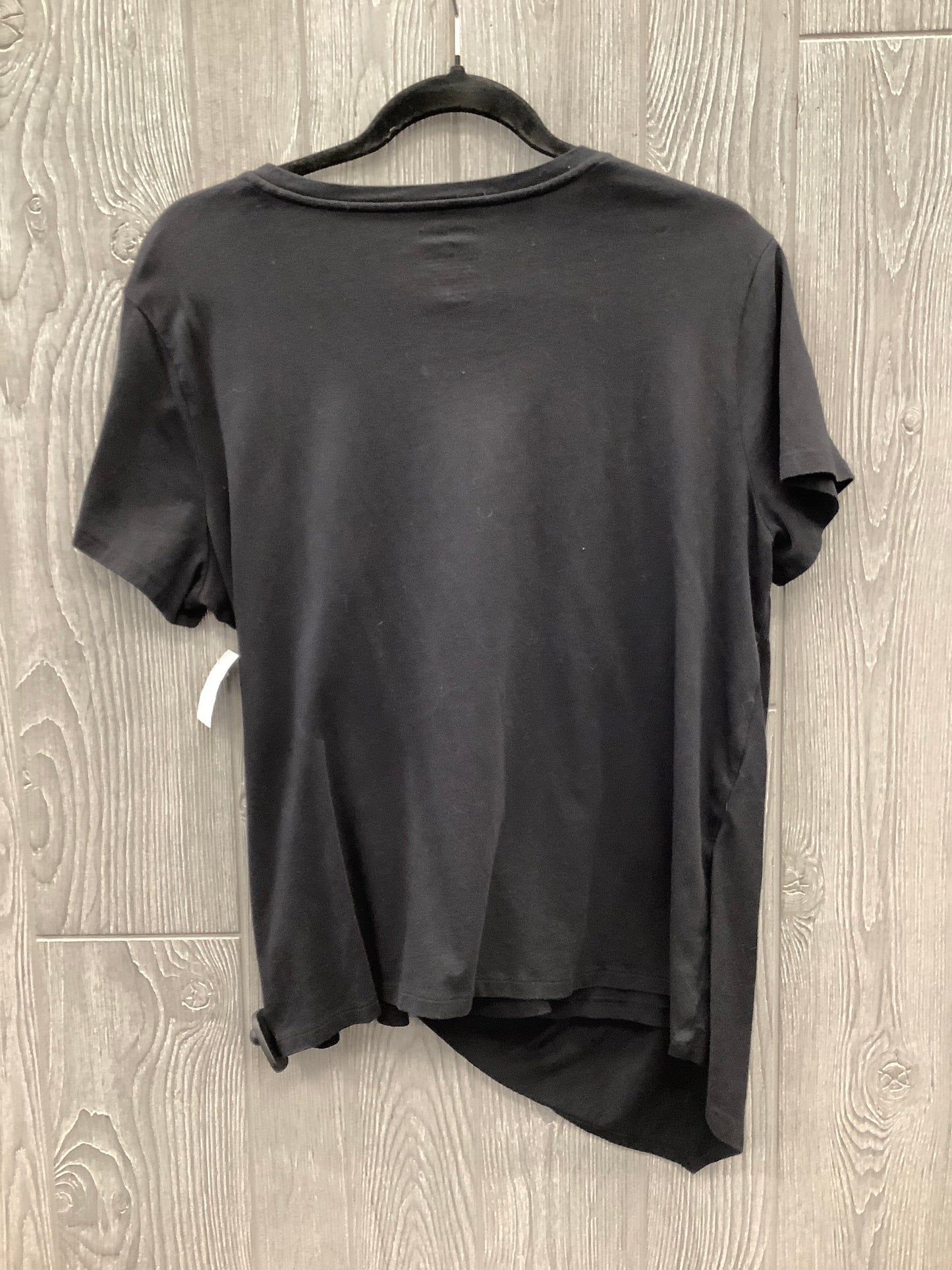 Top Short Sleeve By Nine West In Black, Size: Xl