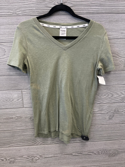 Top Short Sleeve Basic By Pink In Green, Size: Xs