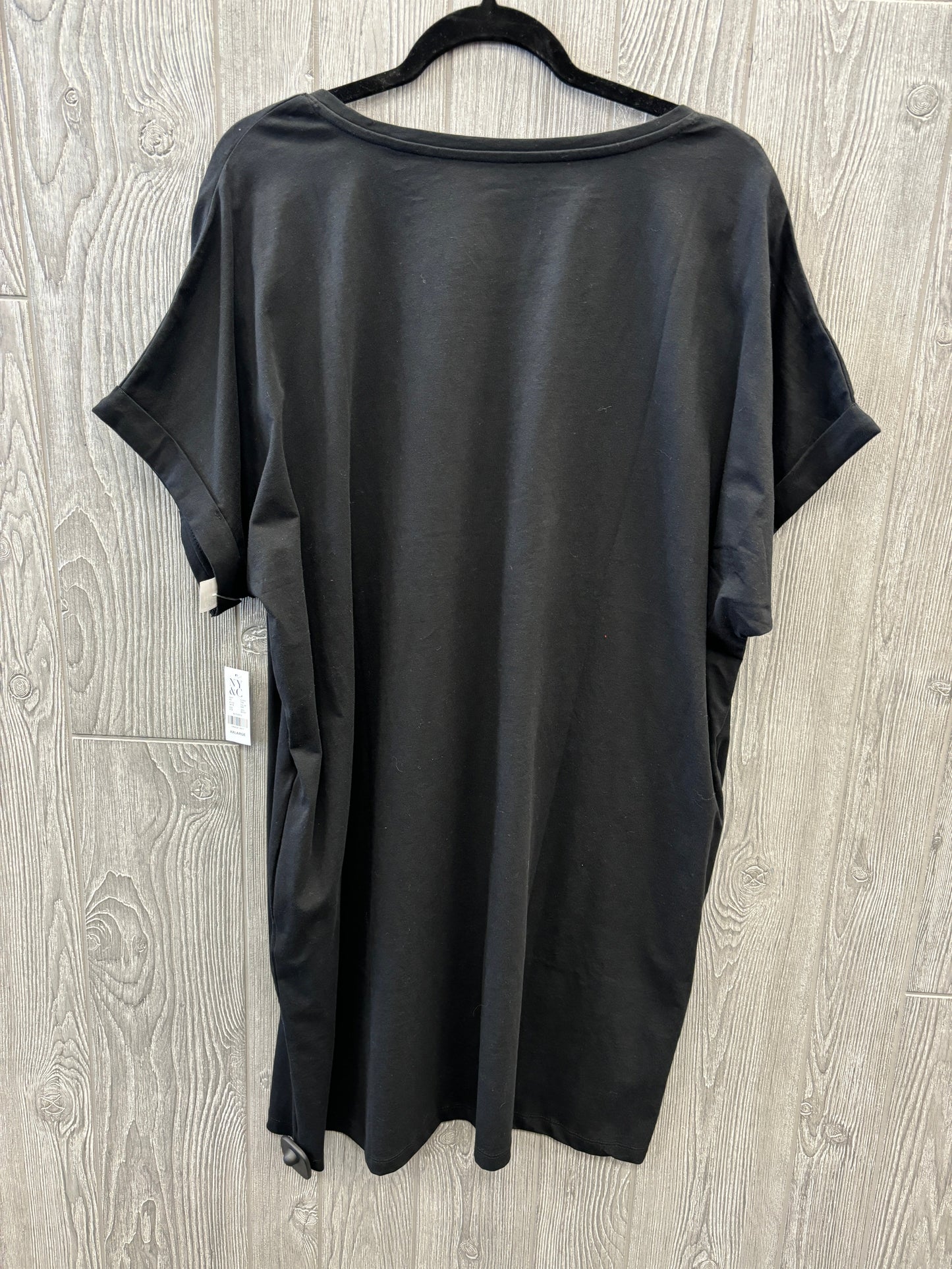 Dress Casual Midi By New York And Co In Black, Size: Xxl