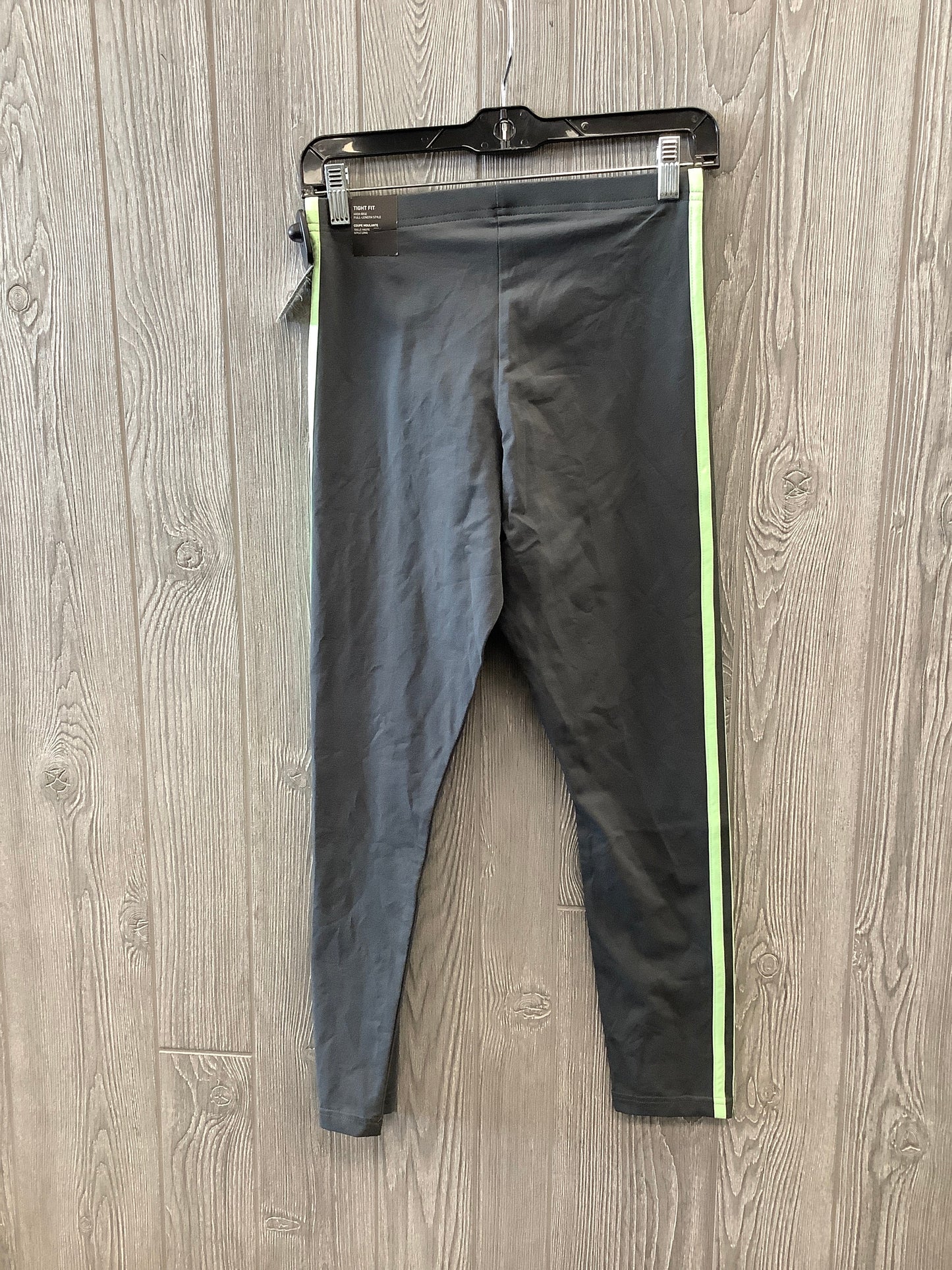 Athletic Leggings By Adidas In Grey, Size: S