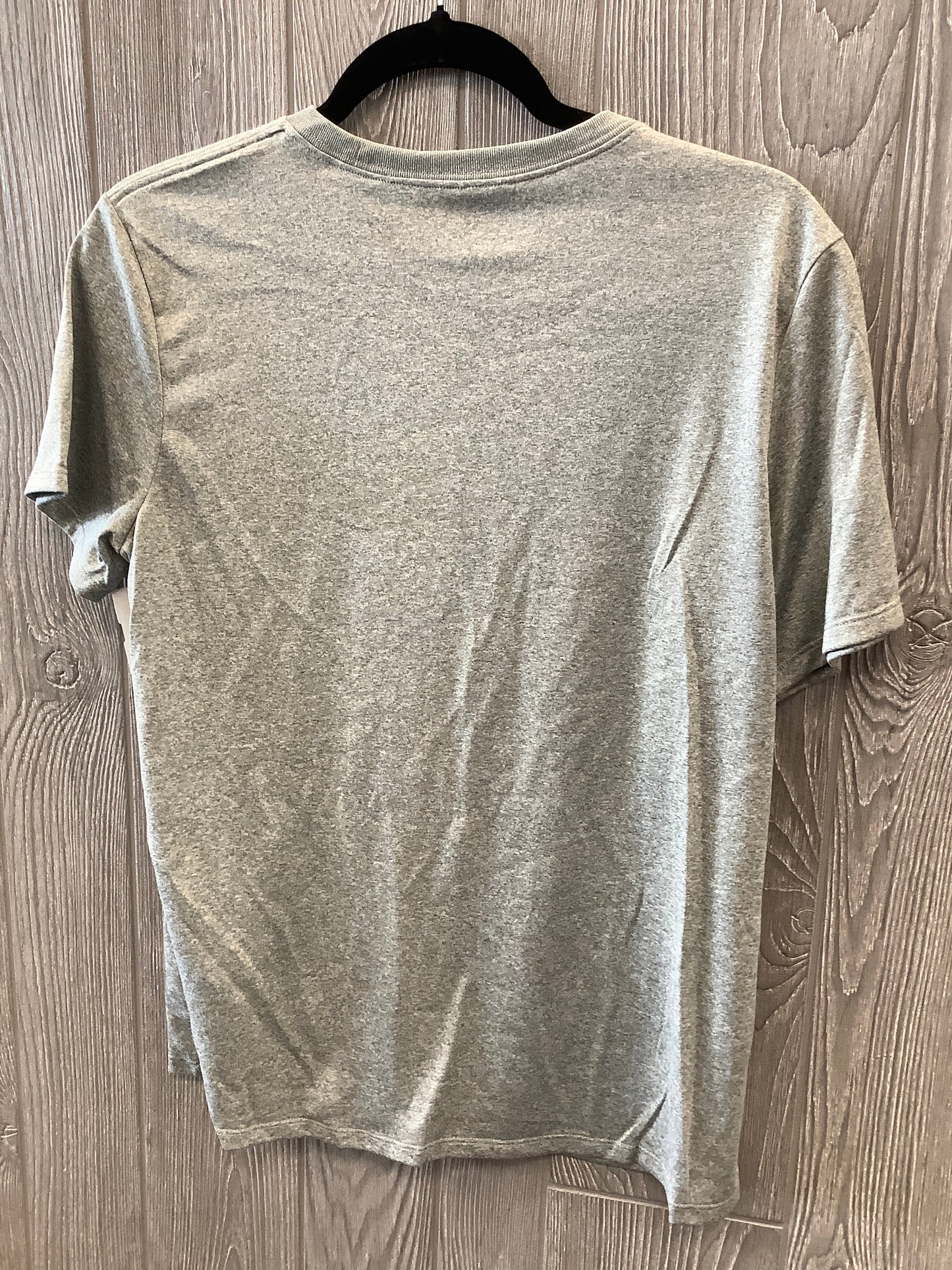 Athletic Top Short Sleeve By Nike Apparel In Grey, Size: M