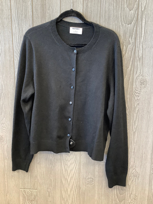 Sweater Cardigan By Old Navy In Black, Size: Xl