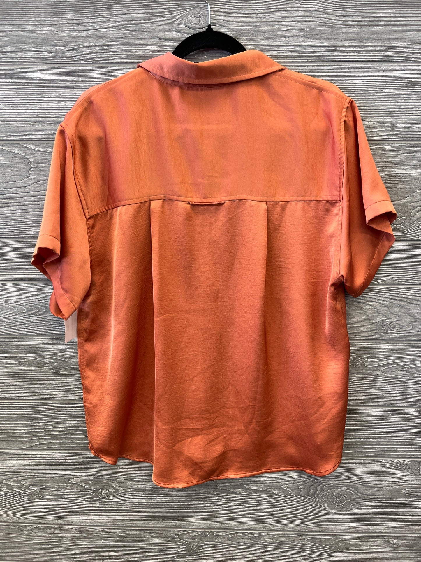 Top Short Sleeve By A New Day In Orange, Size: Xs