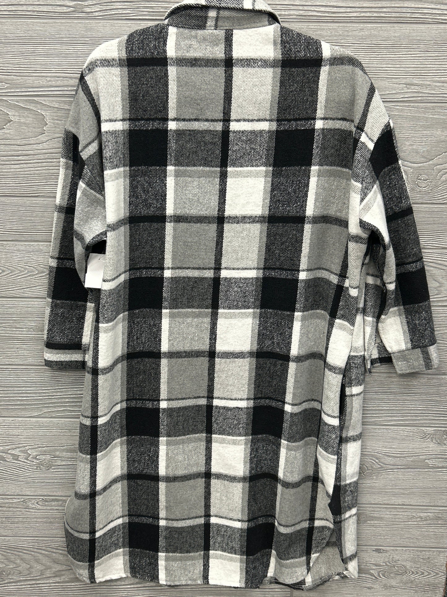 Coat Other By Clothes Mentor In Plaid Pattern, Size: M