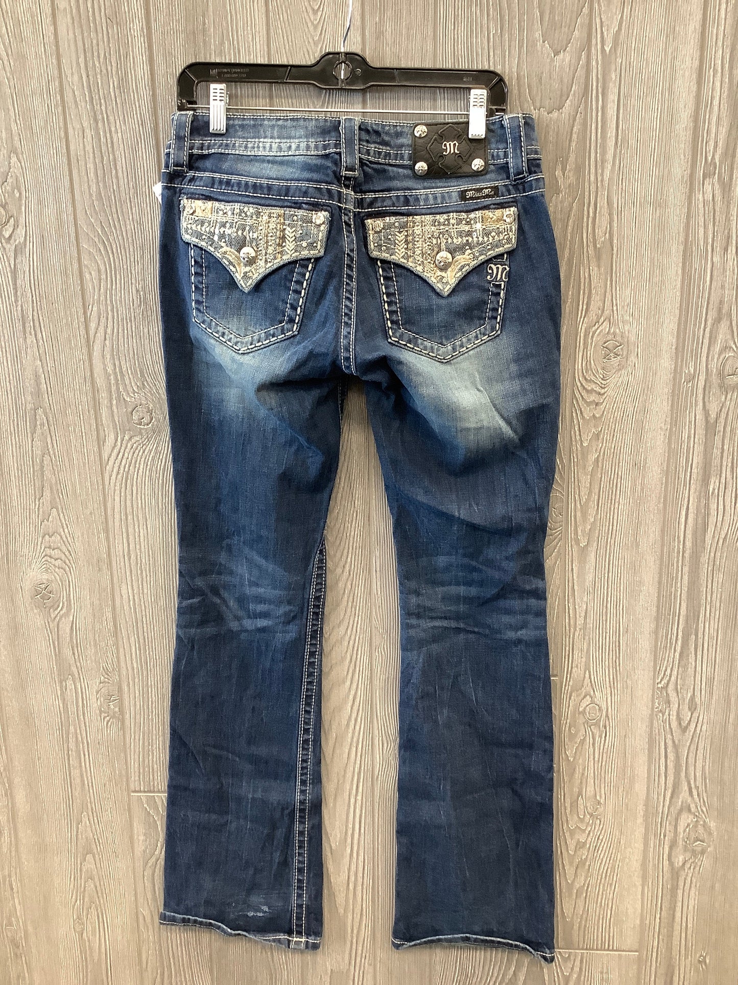 Jeans Boot Cut By Miss Me In Blue Denim, Size: 10