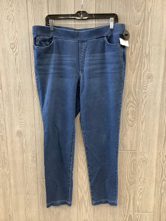 Jeans Jeggings By Pure Jill In Blue Denim, Size: 12