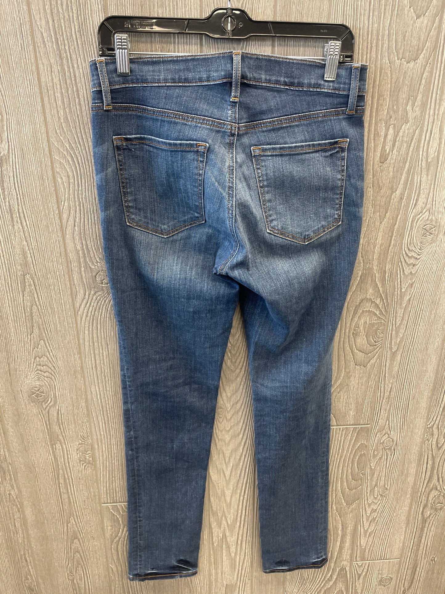 Jeans Straight By Loft In Blue Denim, Size: 6