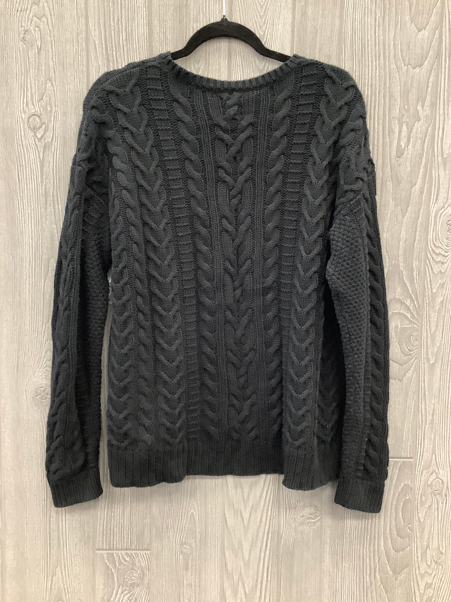 Sweater By Lauren By Ralph Lauren In Black, Size: Xl