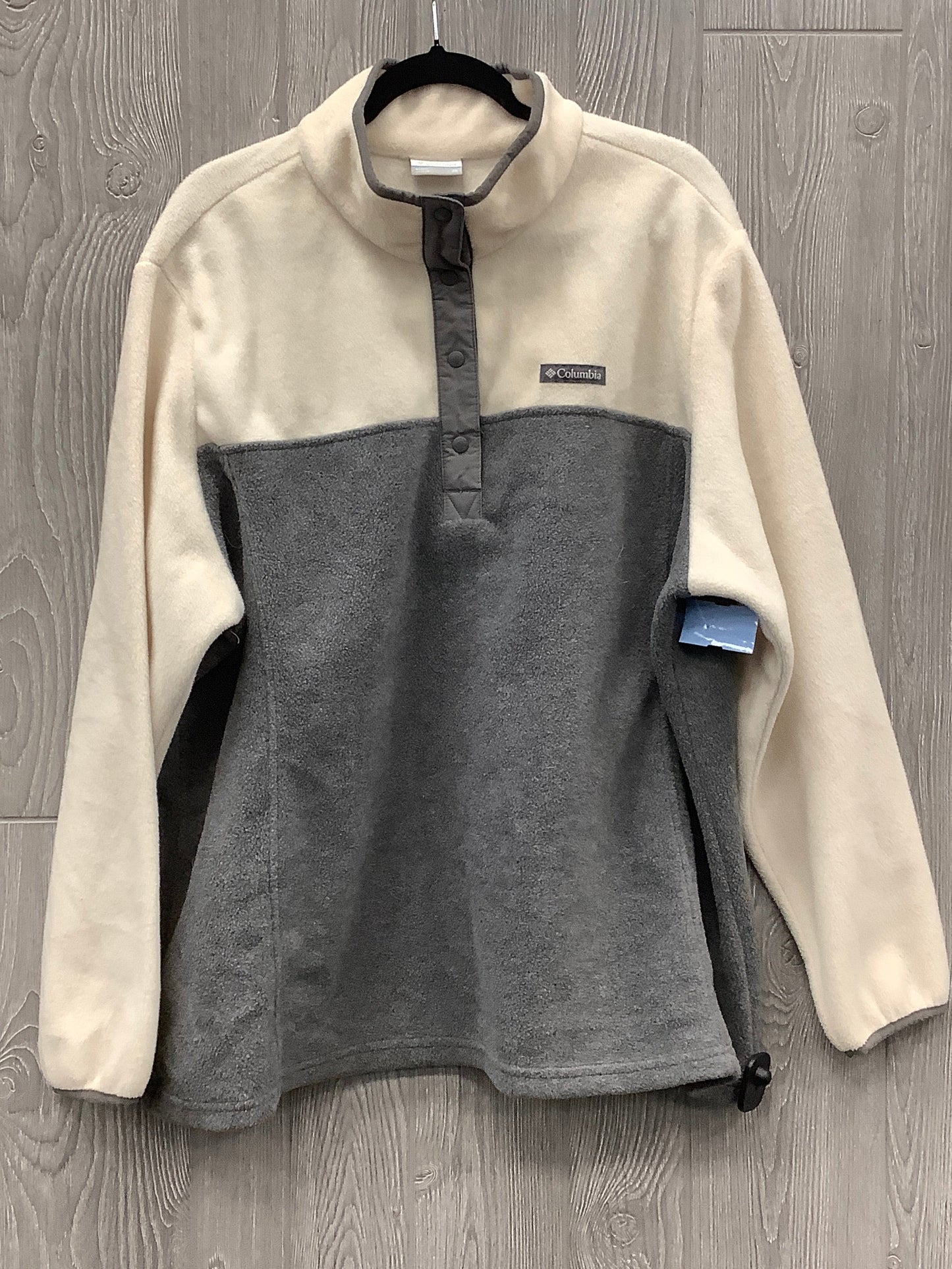 Jacket Fleece By Columbia In Grey, Size: 3x