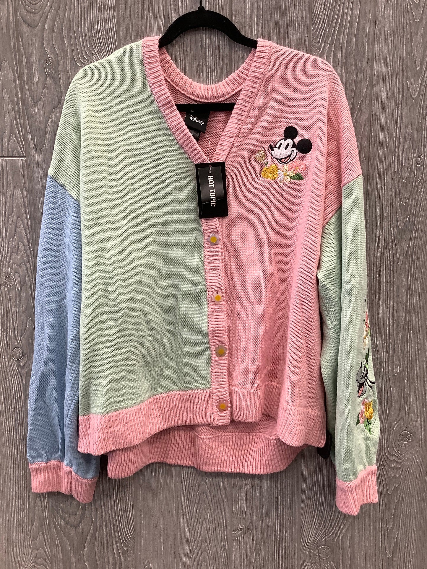 Sweater Cardigan By Disney Store In Multi-colored, Size: 2x