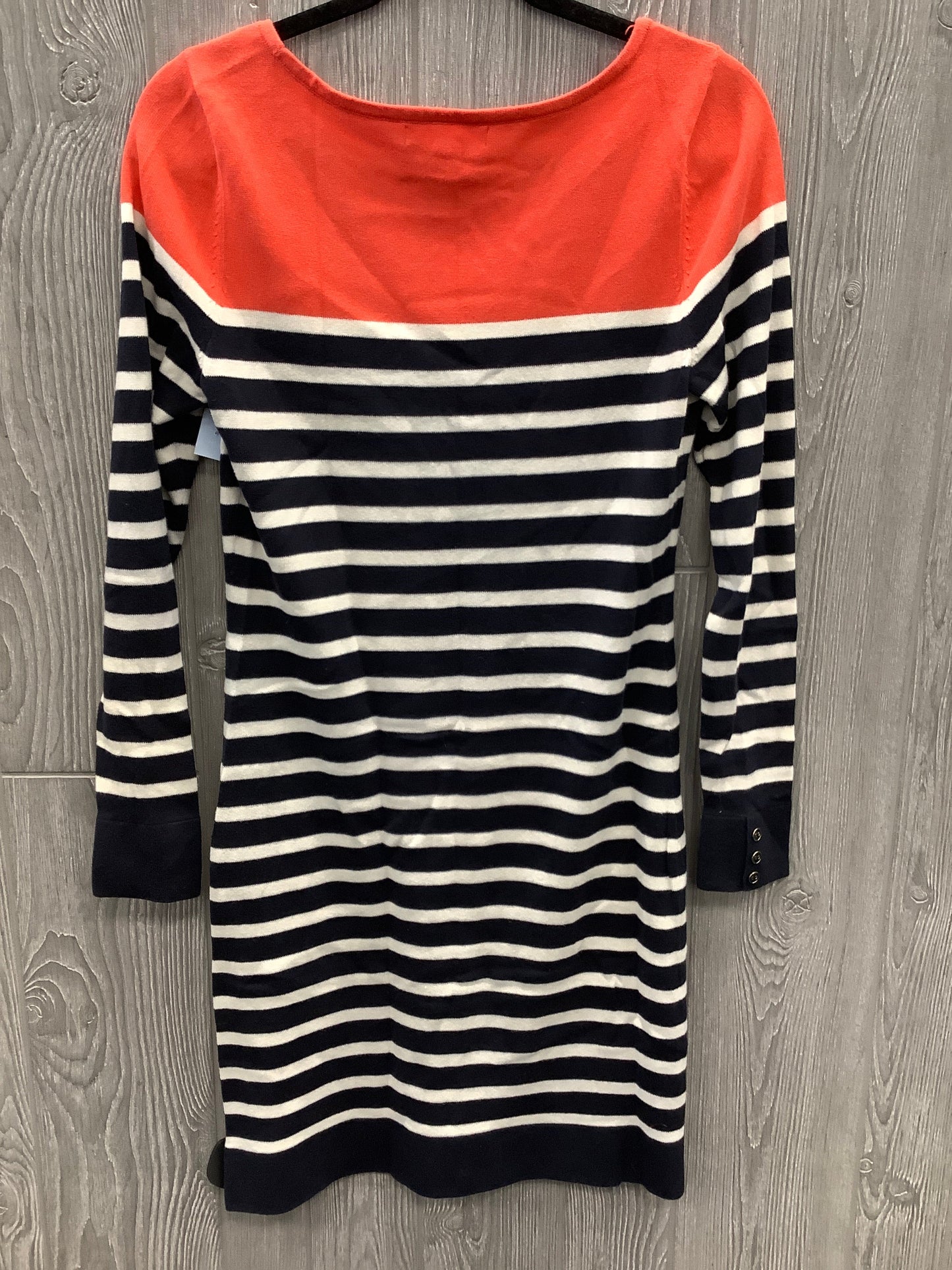 Dress Casual Midi By Banana Republic In Multi-colored, Size: S