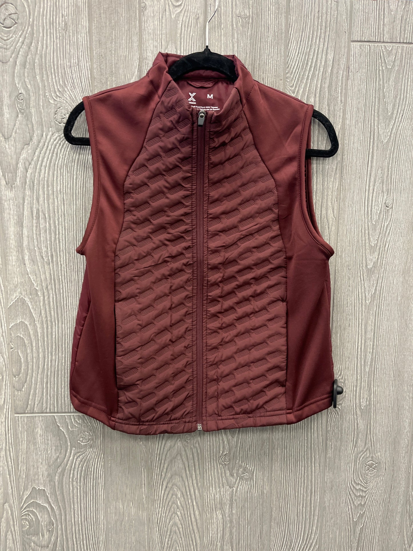 Vest Puffer & Quilted By Xersion In Red, Size: M