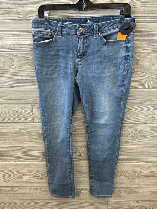 Jeans Skinny By Ana In Blue Denim, Size: 8