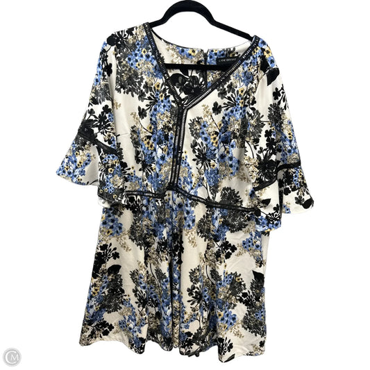 Dress Casual Midi By Lane Bryant In Floral Print, Size: 3x