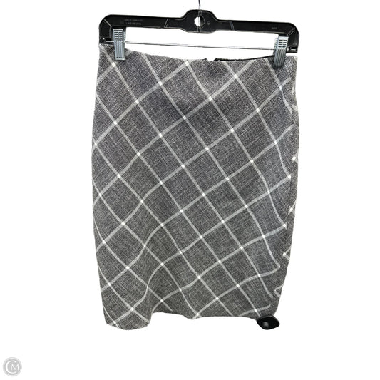 Skirt Midi By White House Black Market In Plaid Pattern, Size: 4