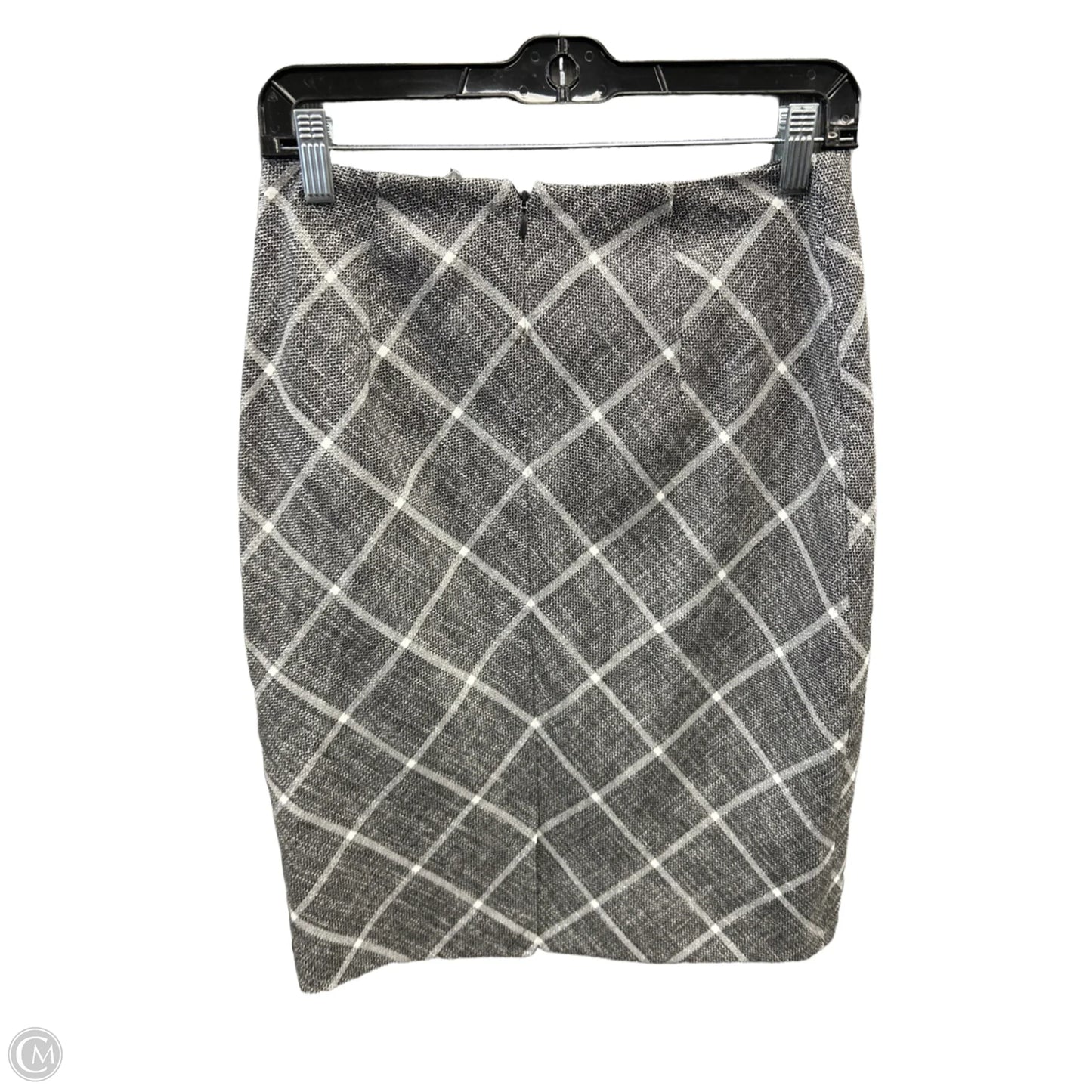 Skirt Midi By White House Black Market In Plaid Pattern, Size: 4