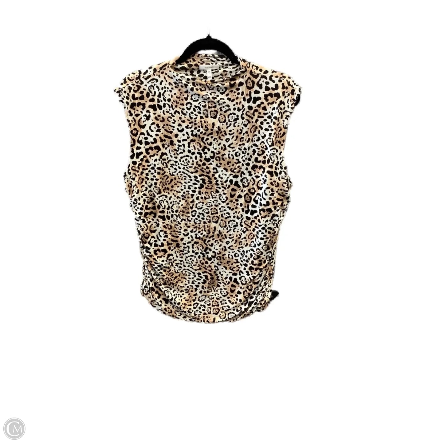 Top Sleeveless By Maurices In Animal Print, Size: Xxl