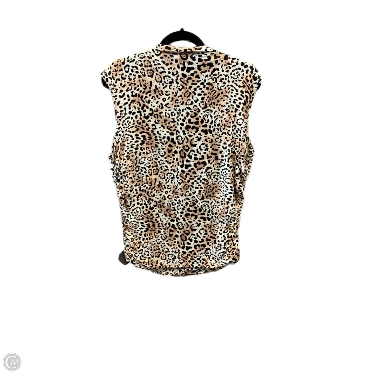 Top Sleeveless By Maurices In Animal Print, Size: Xxl