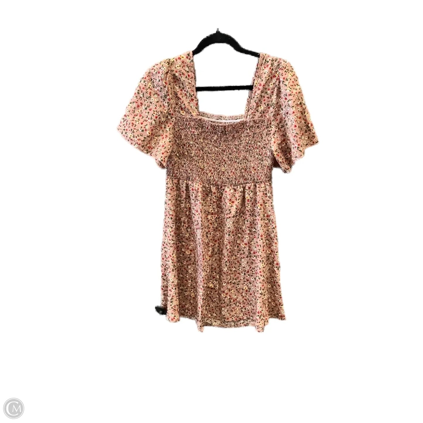 Dress Casual Short By Shein In Floral Print, Size: S