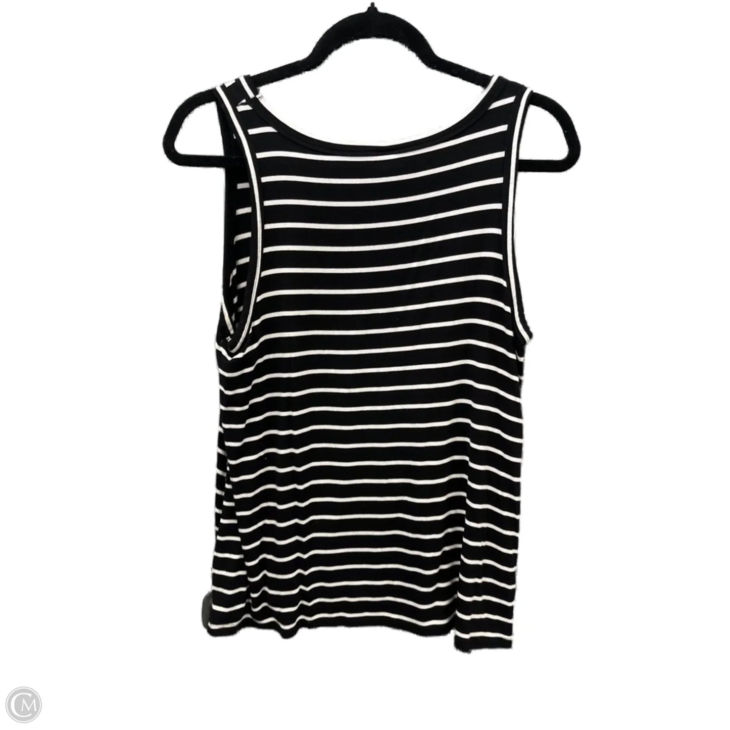 Top Sleeveless By Old Navy In Striped Pattern, Size: M