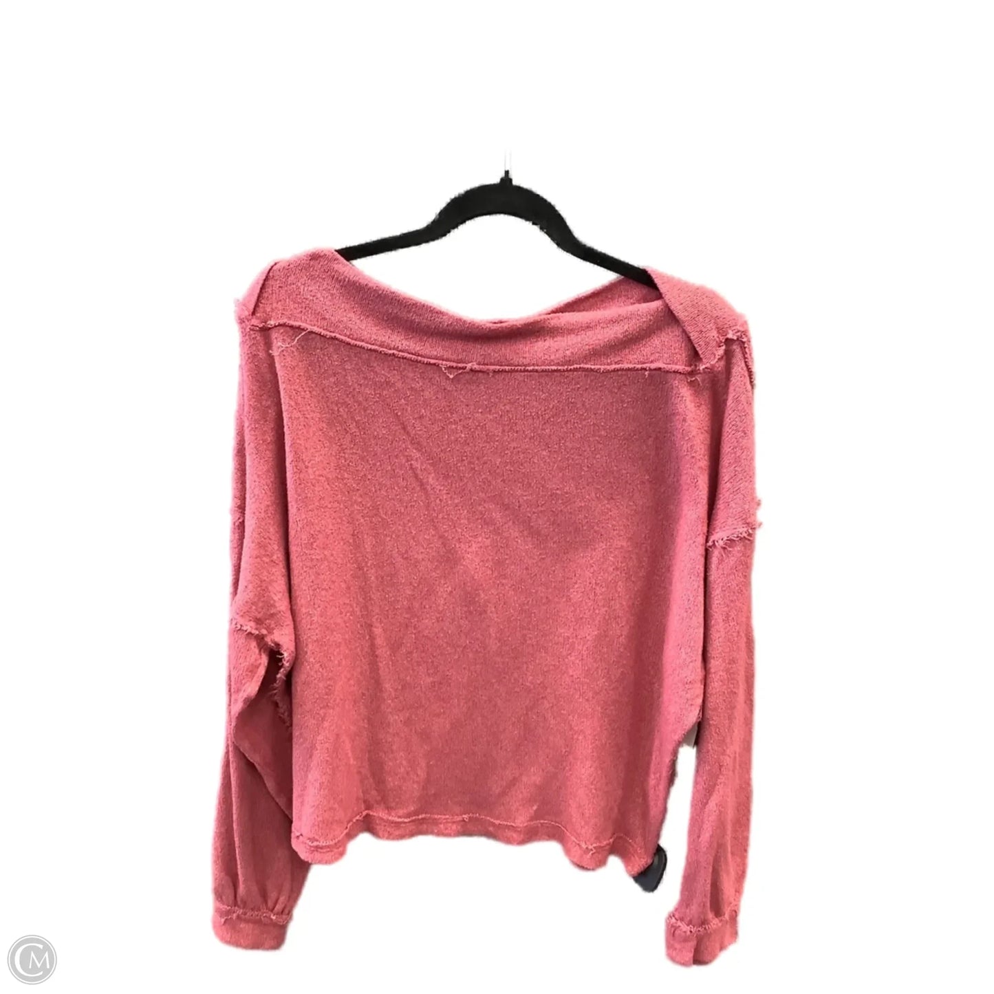 Top Long Sleeve By We The Free In Pink, Size: L