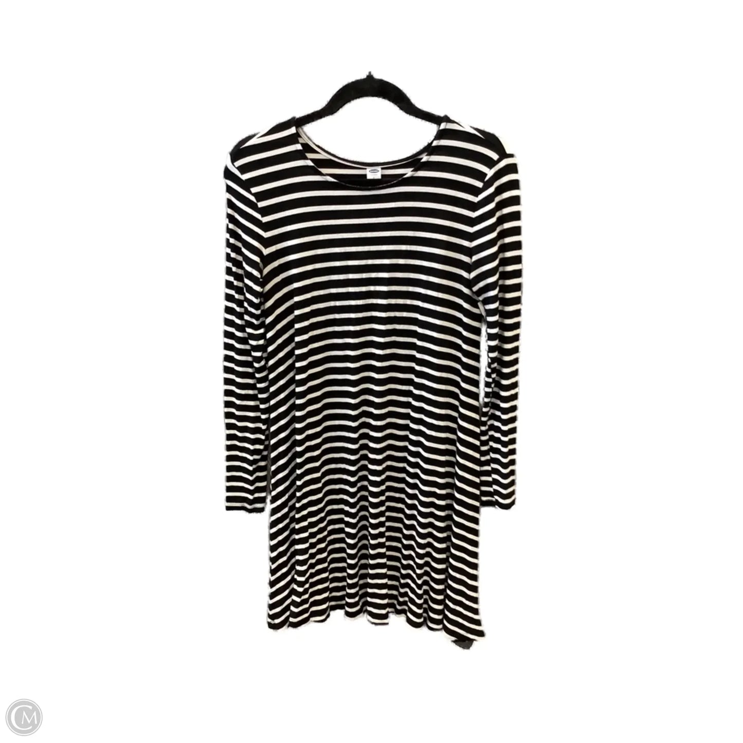 Dress Casual Midi By Old Navy In Striped Pattern, Size: S