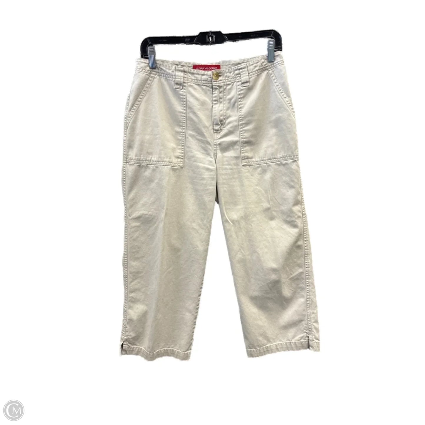 Capris By Gloria Vanderbilt In Taupe, Size: 8