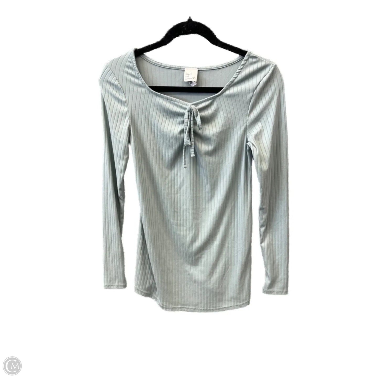 Top Long Sleeve By Cme In Green, Size: S