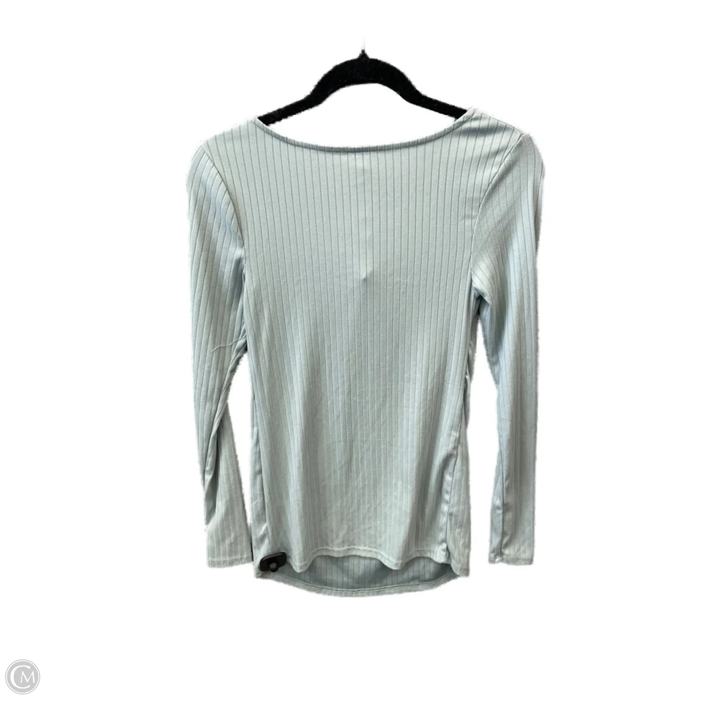 Top Long Sleeve By Cme In Green, Size: S