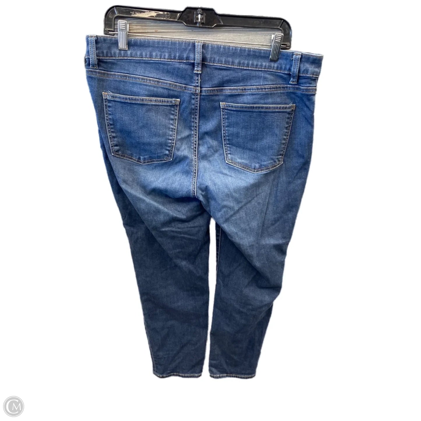 Jeans Cropped By Talbots In Blue Denim, Size: 14p