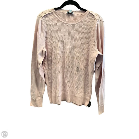 Sweater By Kim Rogers In Pink, Size: M