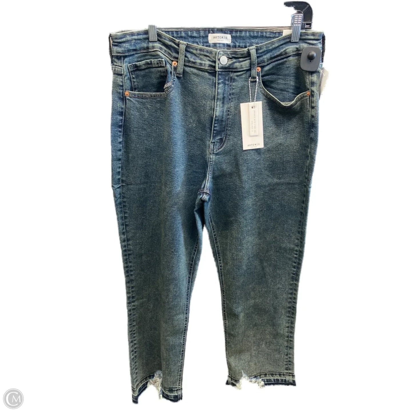 Jeans Straight By Clothes Mentor In Blue Denim, Size: 18