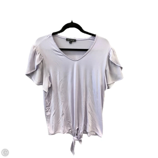 Top Short Sleeve By Clothes Mentor In Purple, Size: M