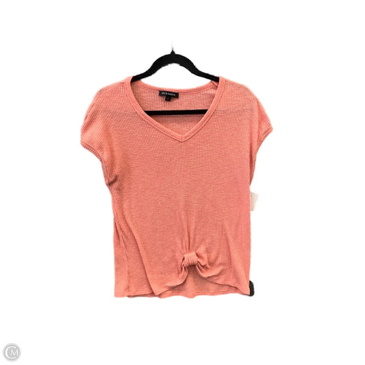 Top Short Sleeve By Clothes Mentor In Orange, Size: L