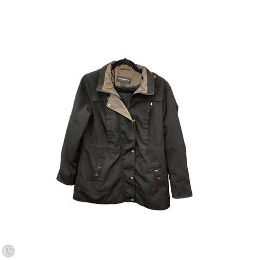Coat Parka By Liz Claiborne In Black, Size: S