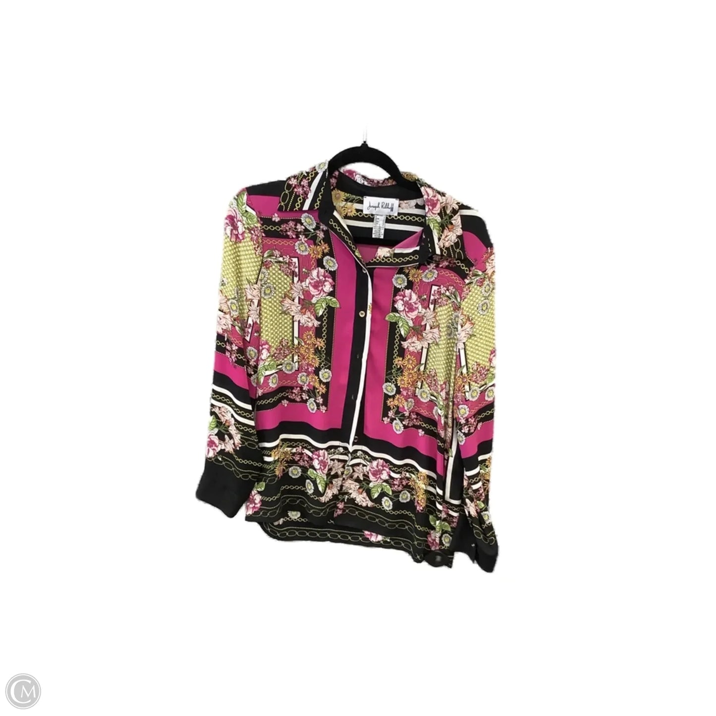 Top Long Sleeve By Joseph Ribkoff In Multi-colored, Size: M
