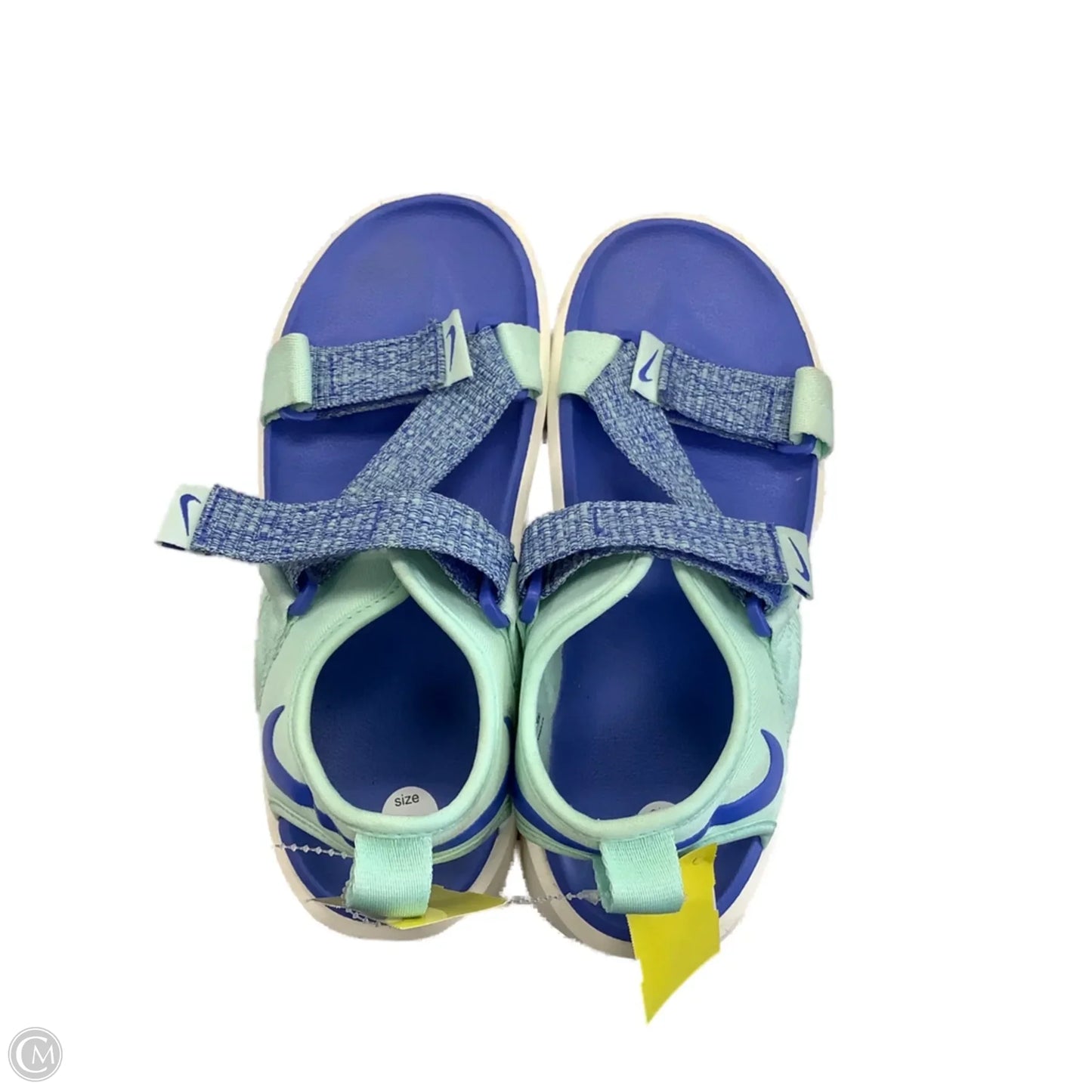 Sandals Flats By Nike In Blue, Size: 8