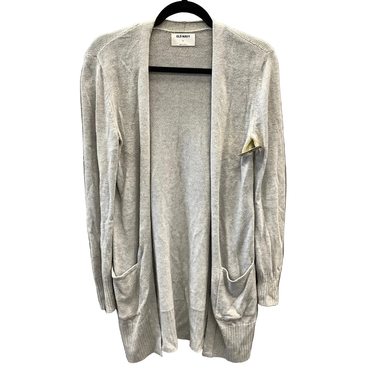 Sweater Cardigan By Old Navy In Grey, Size: Xs